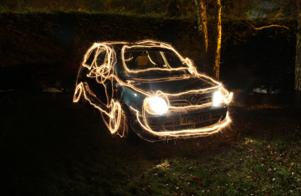 Painting with light and long exposures
