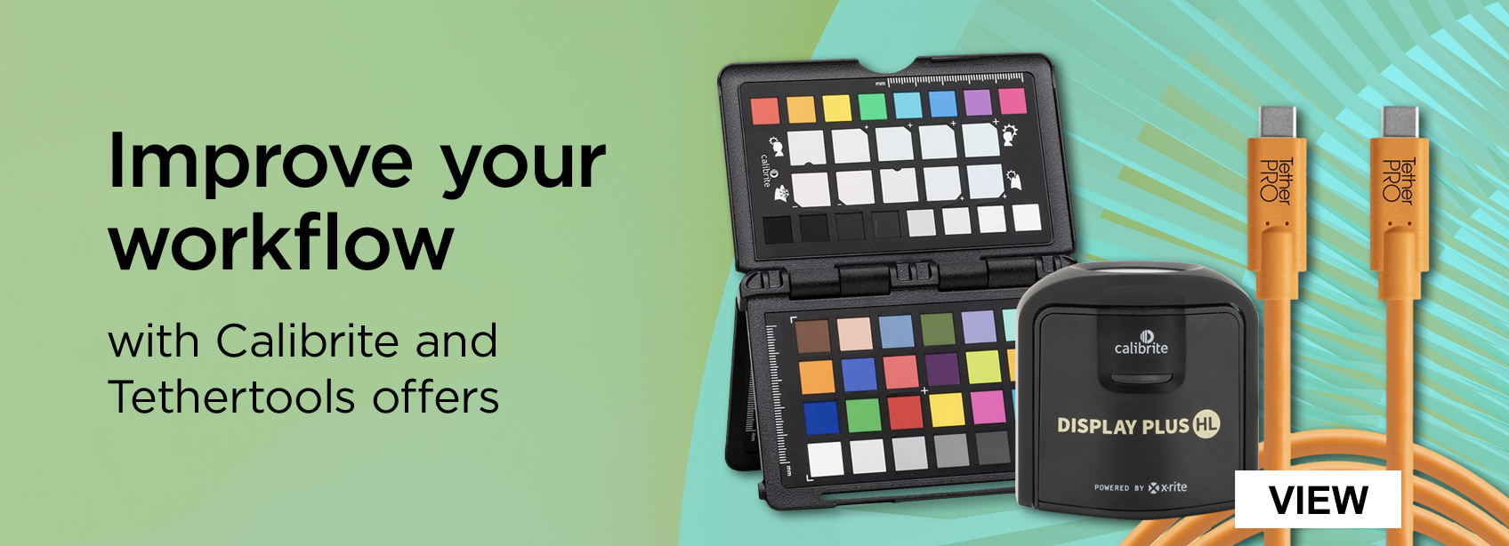 Improve your workflow with Calibrite and Tethertools offers
