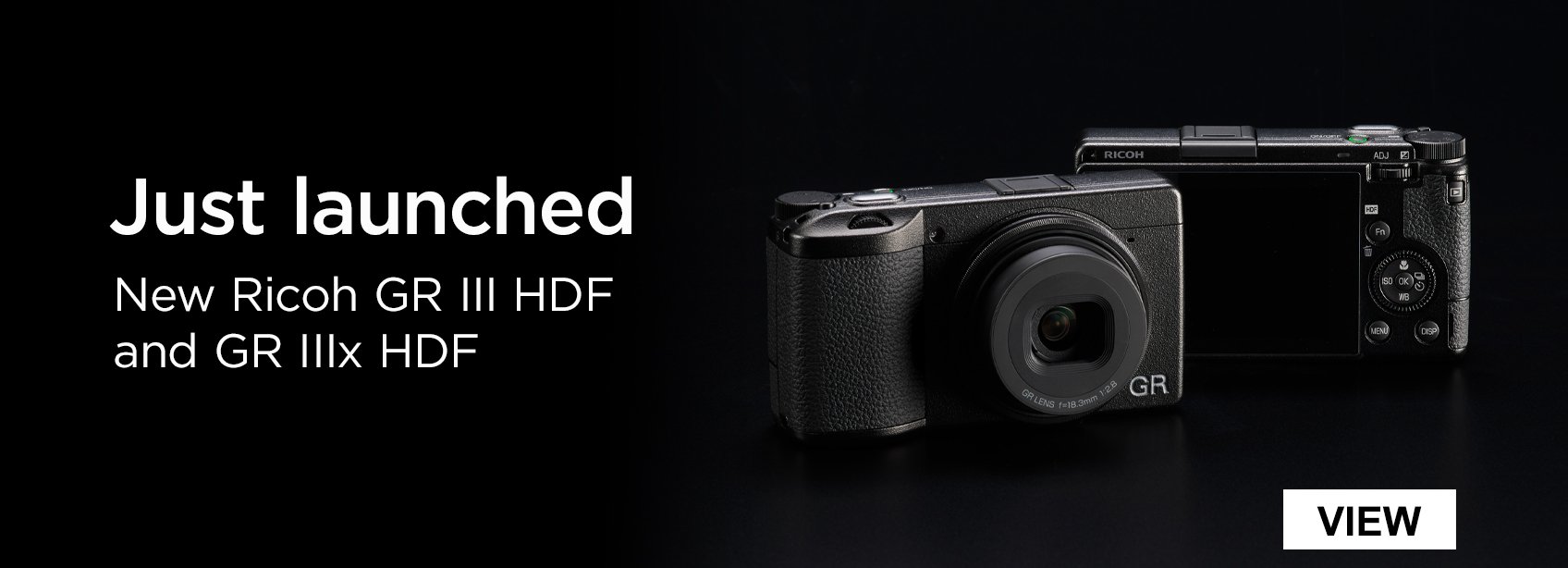 Just launched New Ricoh GR III HDF and GR IIIx HDF